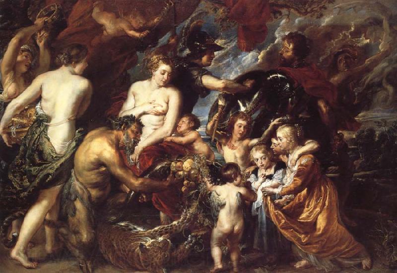 Peter Paul Rubens Minerva Protects Pax from Mars Norge oil painting art